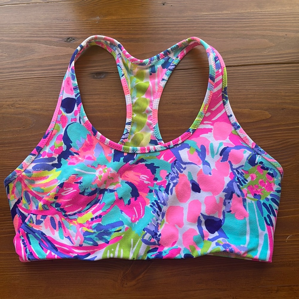 Lilly Pulitzer sports bra, size medium, luxletic